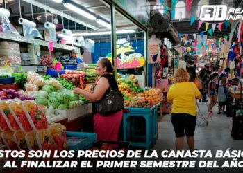 Estos son los precios de la canasta básica al finalizar el primer semestre del año