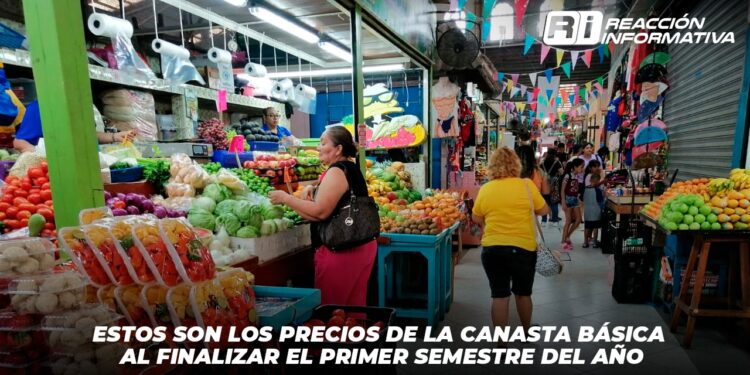 Estos son los precios de la canasta básica al finalizar el primer semestre del año
