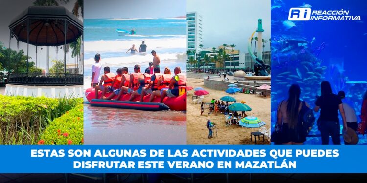 Estas son algunas de las actividades que puedes disfrutar este verano en Mazatlán