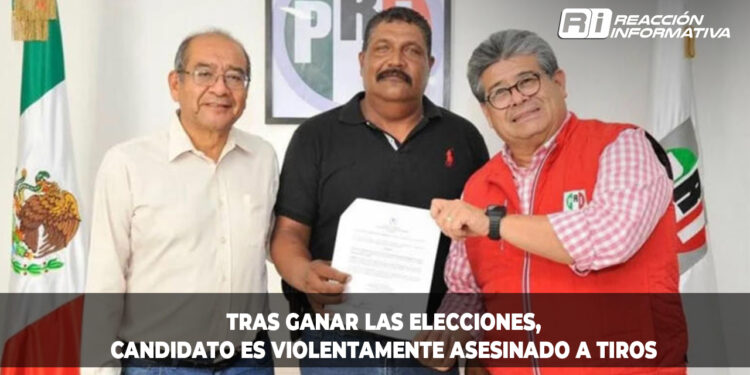 Tras ganar las elecciones, candidato es violentamente asesinado a tiros