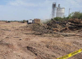 Localizan cuerpo semienterrado en un terreno en Culiacán