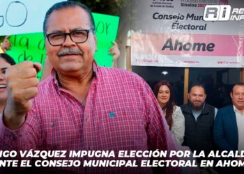 Mingo Vázquez impugna elección por la alcaldía ante el Consejo Municipal Electoral en Ahome