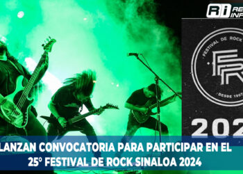Lanzan convocatoria para participar en el 25vo. Festival de Rock Sinaloa 2024