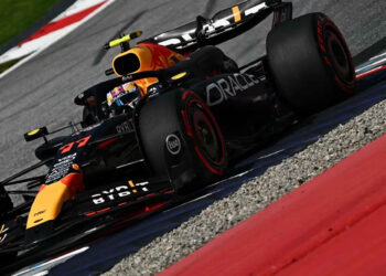 Checo Pérez largará octavo en el Gran Premio de Austria