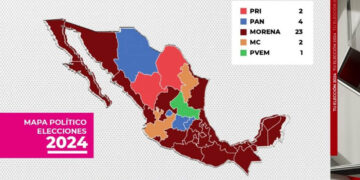 La evolución de Morena y aliados en las gubernaturas durante el sexenio: ganaron cinco en 2018 y con el triunfo de ayer en Yucatán ahora tienen 24