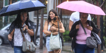 Pronostican lluvias para todo el país este sábado; piden a la población mantenerse alerta