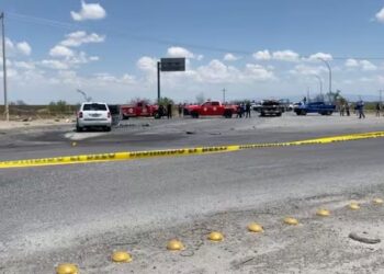Equipo de Claudia Sheinbaum sufre accidente automovilístico en Coahuila; hay un muerto