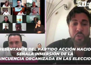 Representante del Partido Acción Nacional señala inmersión de la delincuencia organizada en las Elecciones