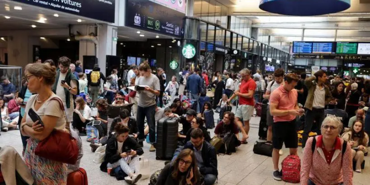 Inauguración Juegos Olímpicos 2024: un “ataque masivo” golpea líneas ferroviarias en París y afecta a 800 mil pasajeros