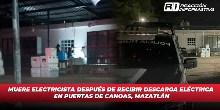 Muere electricista después de recibir descarga eléctrica en Puertas de Canoas, Mazatlán