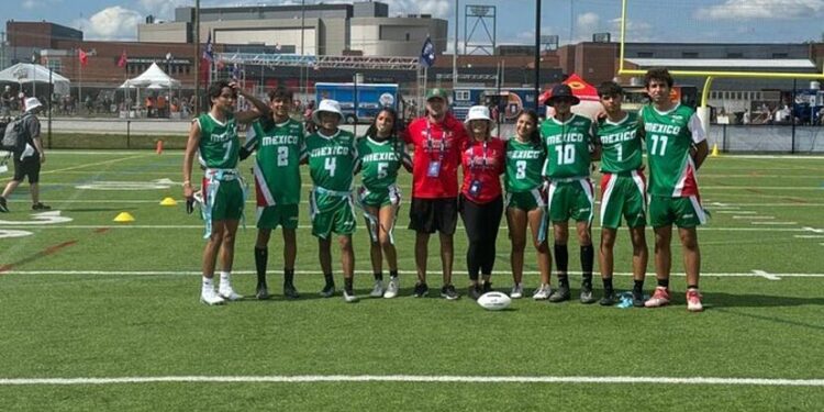 México es campeón internacional en “tocho bandera” tras derrotar a Canadá en el NFL Championship