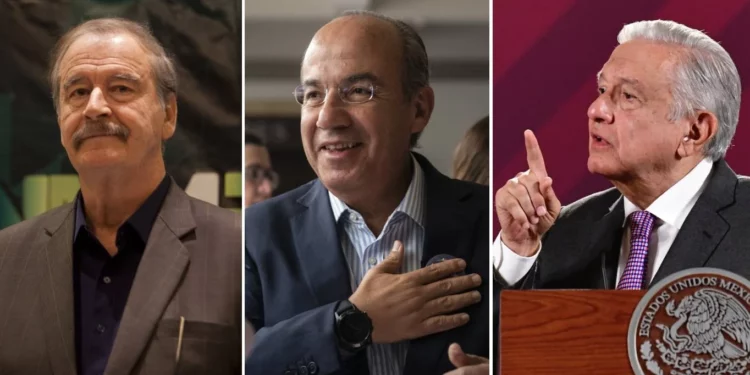 Fox, Calderón y 21 exjefes de Estado firman manifiesto contra la reforma judicial de AMLO