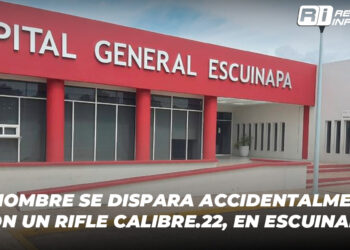 Un hombre se dispara accidentalmente con un rifle calibre.22, en Escuinapa