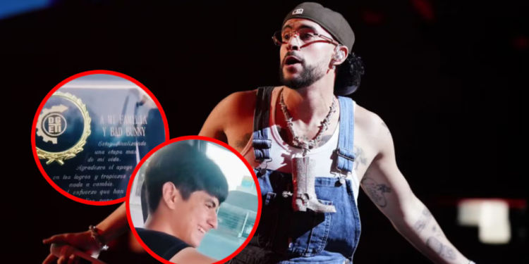 Joven DEDICA su graduación del CBTIs a Bad Bunny; así reaccionó la mamá