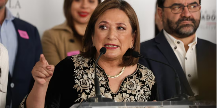 Xóchitl Gálvez amaga con movilizaciones en caso de que otorguen a Morena sobrerrepresentación en el Congreso