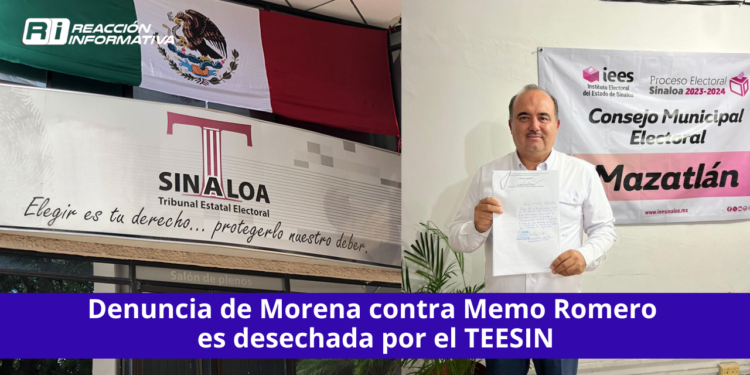 Denuncia de Morena contra Memo Romero es desechada por el TEESIN