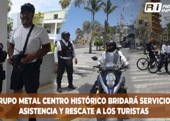 El grupo Metal centro histórico bridará servicios de asistencia y rescate a los turistas