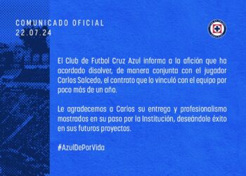 Carlos Salcedo se despide del Cruz Azul, tras ser señalado por el asesinato de su hermana Paola