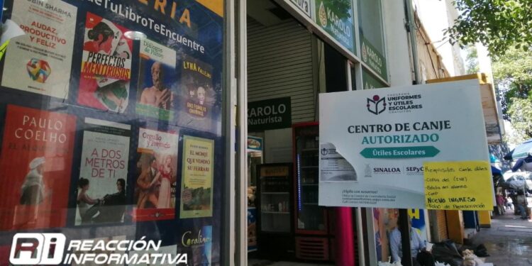Centros de canje de útiles escolares en Culiacán listos para comenzar con la dispersión