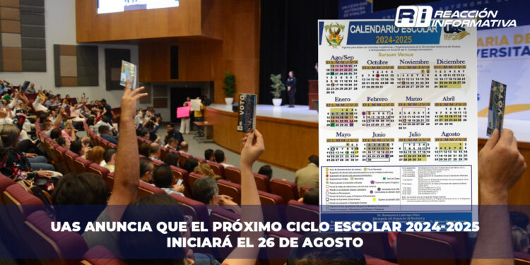 UAS anuncia que el próximo ciclo escolar 2024-2025 iniciará el 26 de agosto