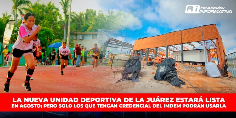 Solo los que tengan credencial del IMDEM podrán usar la nueva Unidad Deportiva de la Juárez