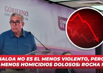 Sinaloa no es el menos violento, pero sí con menos homicidios dolosos: Rocha Moya