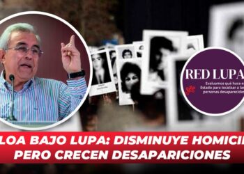 Sinaloa bajo lupa: disminuye homicidios pero crecen desapariciones