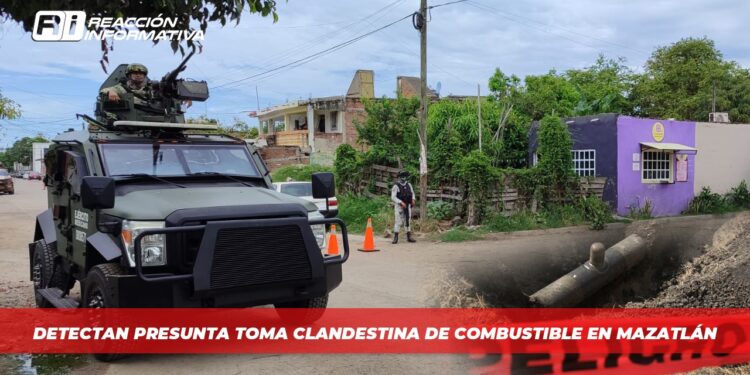 Detectan presunta toma clandestina de combustible en Mazatlán