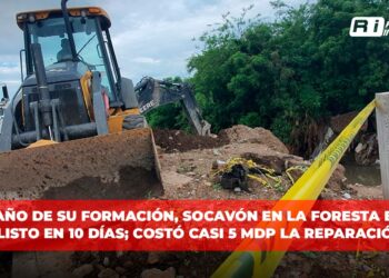 A un año de su formación, socavón en La Foresta estaría listo en 10 días; costó casi 5 mdp la reparación