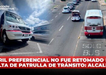 Carril preferencial NO fue retomado por falta de patrulla de tránsito: Alcalde
