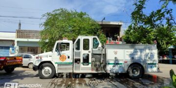 Se incendia casa habitación de la colonia 20 de Noviembre; Bomberos logran sofocar el fuego