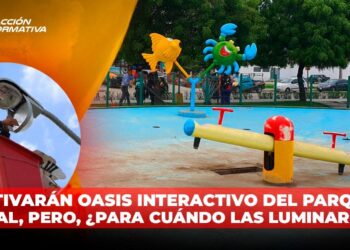 Activarán Oasis Interactivo del Parque Lineal, pero, ¿Para cuándo las luminarias?