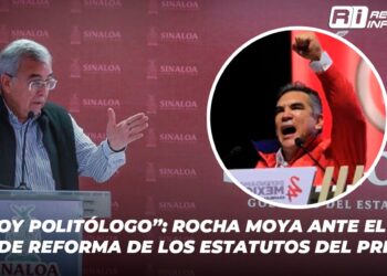 “No soy politólogo”: Rocha Moya ante el tema de reforma de los estatutos del PRI