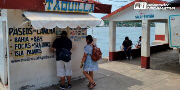 Baja afluencia turística en el Embarcadero a la Isla de la Piedra