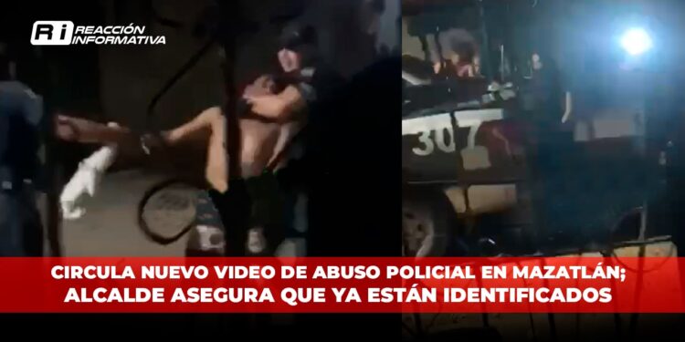Circula nuevo VIDEO de abuso policial en Mazatlán; alcalde asegura que ya están identificados
