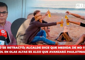 Que no se retractó; Alcalde dice que medida de no tomar alcohol en Olas Altas es algo que avanzará paulatinamente