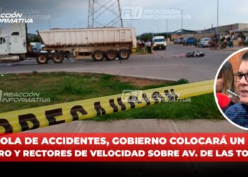 Tras ola de accidentes, Gobierno colocará un paso seguro y rectores de velocidad sobre Av. De Las Torres