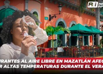 Restaurantes al aire libre en Mazatlán afectados por altas temperaturas durante el verano