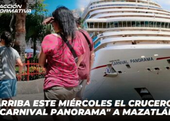 Arriba este miércoles el crucero “Carnival Panorama” a Mazatlán