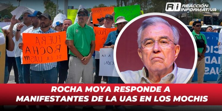 Rocha Moya responde a manifestantes de la UAS en Los Mochis