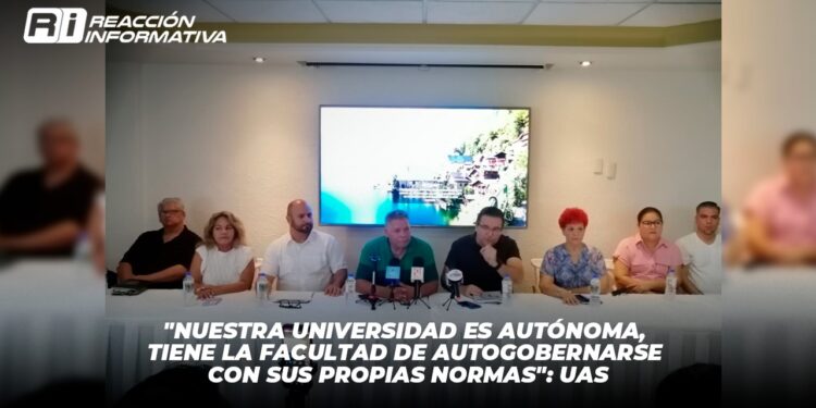 “Nuestra universidad es autónoma, tiene la facultad de autogobernarse con sus propias normas”: UAS