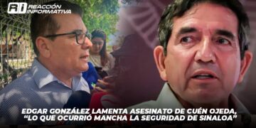 Edgar González lamenta asesinato de Cuén Ojeda, “lo que ocurrió mancha la seguridad de Sinaloa”