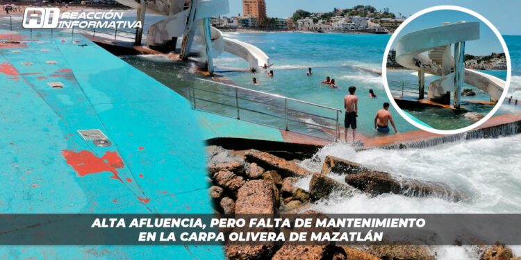 Alta afluencia, pero falta de mantenimiento en la Carpa Olivera de Mazatlán