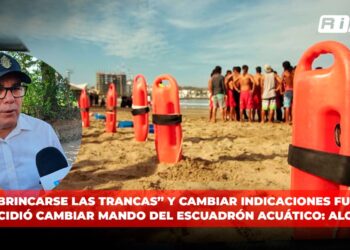 Por “brincarse las trancas” y cambiar indicaciones fue que se decidió cambiar mando del Escuadrón Acuático: Alcalde