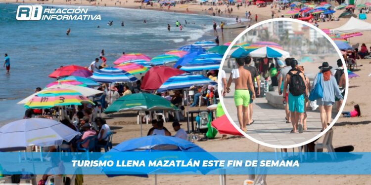 Turismo llena Mazatlán este fin de semana