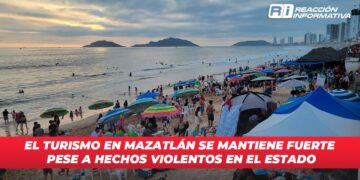 El turismo en Mazatlán se mantiene fuerte pese a hechos violentos en el estado