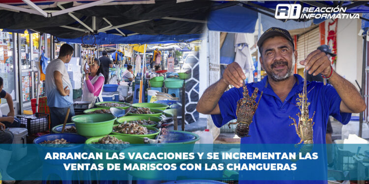 Arrancan las vacaciones y se incrementan las ventas de mariscos con las Changueras