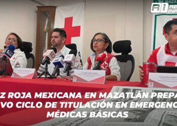 Cruz Roja Mexicana en Mazatlán prepara nuevo ciclo de titulación en Emergencias Médicas Básicas