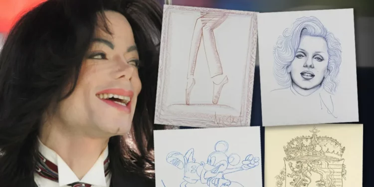 Los dibujos de Michael Jackson, a subasta