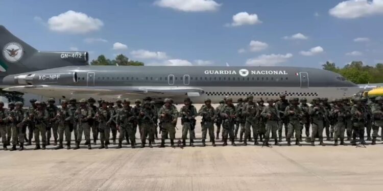 Efectivos del Ejército Mexicano arriban a Sinaloa para reforzar la Estrategia de Seguridad en la entidad
